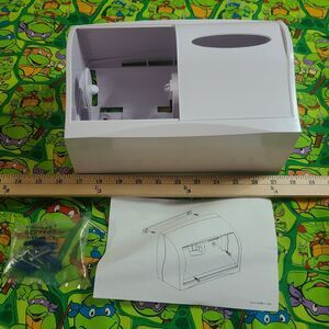 Kimberly-Clark Coreless Double-Roll Toilet Paper Dispenser, White 09605